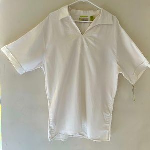 New with tags - Vintage Cubavera bohemian white T-shirt - Size m - Circa 90’s